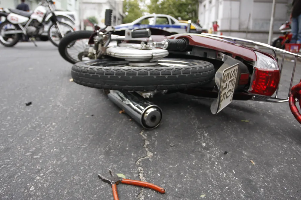 Accidente de moto