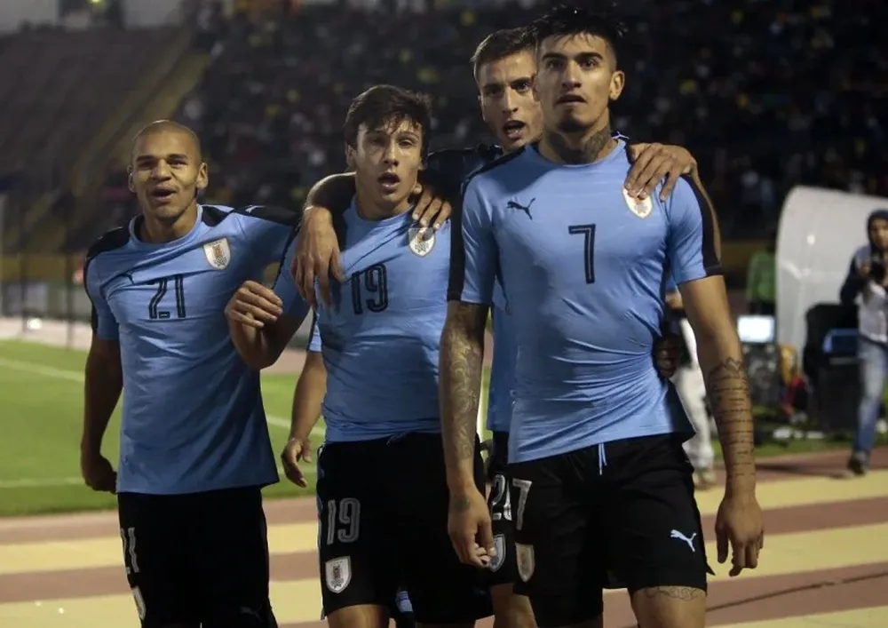 El festejo del gol de Ardaiz