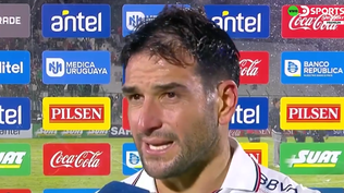 Nicolás Lodeiro en la entrevista posterior al partido contra Deportivo Maldonado