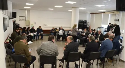 Reunión del Consejo Superior Tripartito del sector privado.