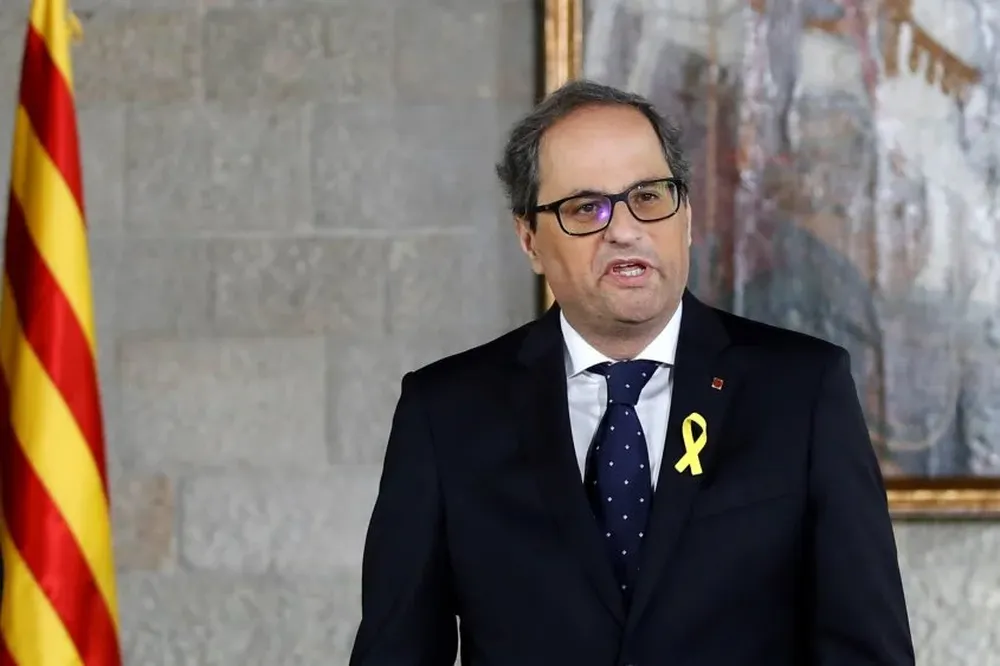 Quim Torra, presidente catalán