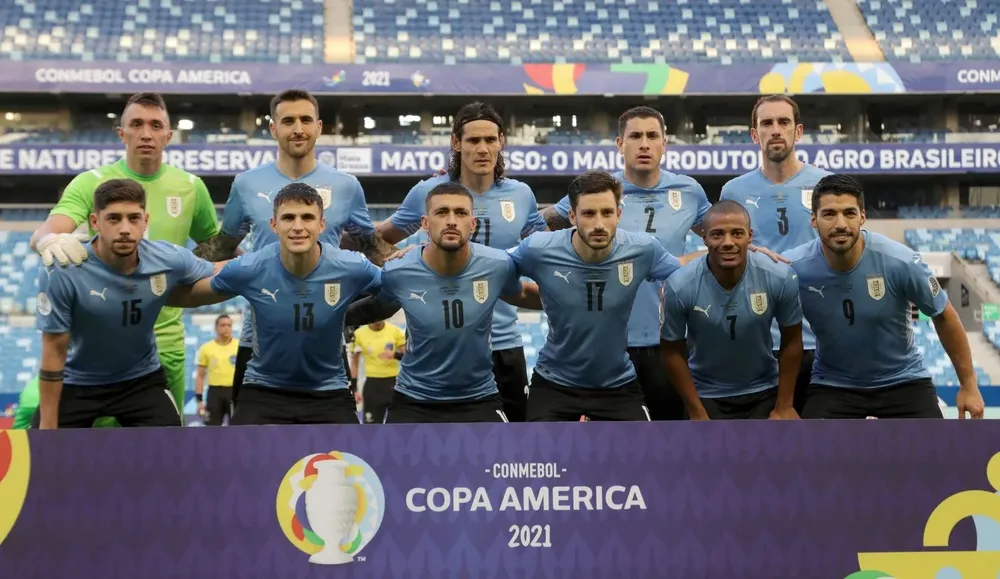 El once de Uruguay ante Chile