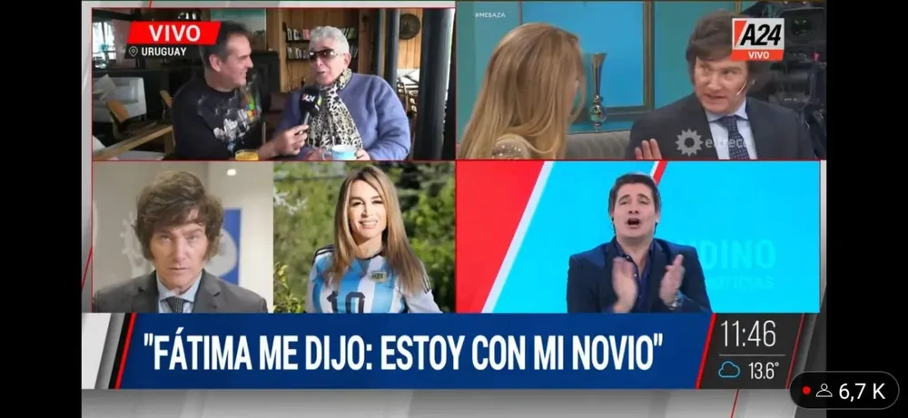 ¿Fatima Florez y Javier Milei viajan a Uruguay para comprometerse?