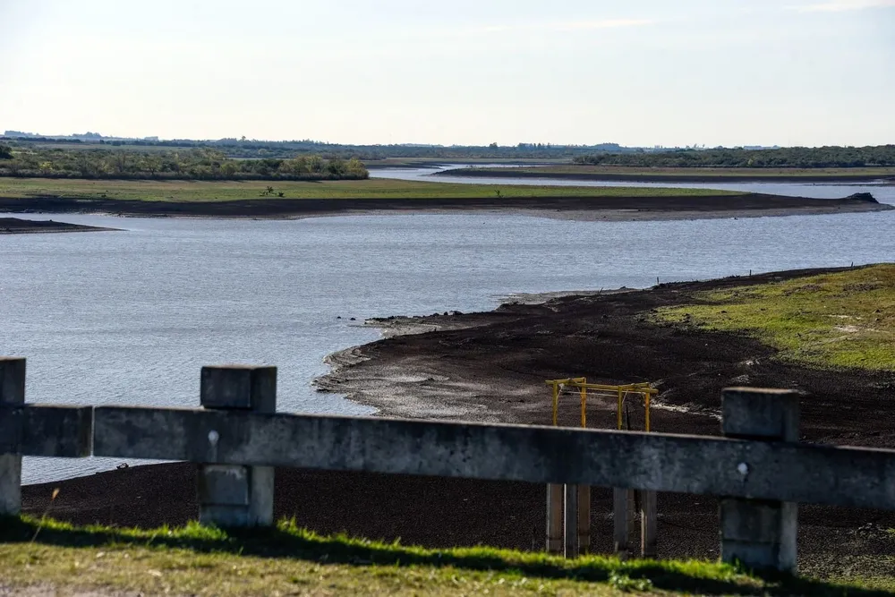 Así lucía la represa de Paso Severino este martes 26 de junio