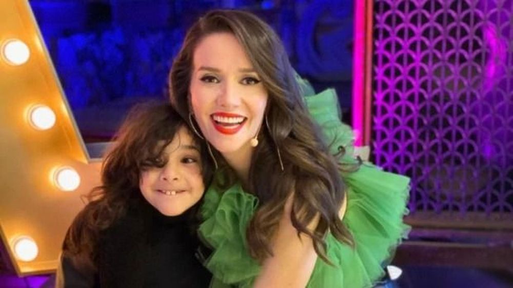 Natalia Oreiro y su hijo, Merlín