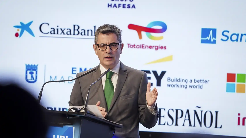 El ministro de la Presidencia, Justicia y Relaciones con las Cortes, Félix Bolaños