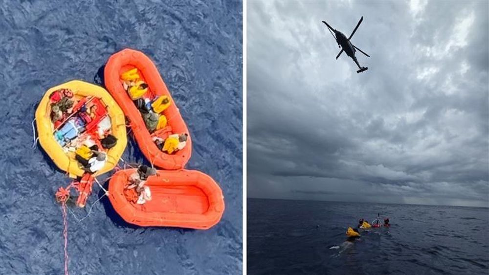 Las 11 personas a bordo de la aeronave estuvieron en una balsa salvavidas durante horas.