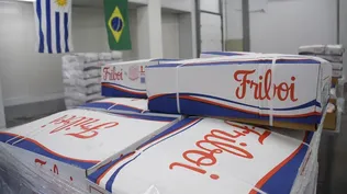 Carne vacuna importada desde Brasil.
