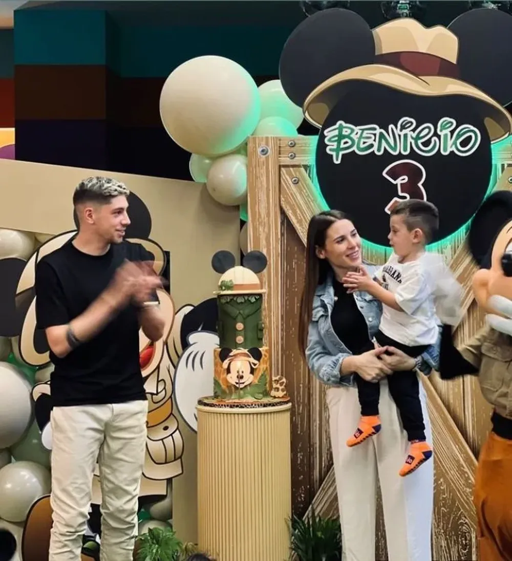 Fede Valverde, Mina Bonino y Benicio