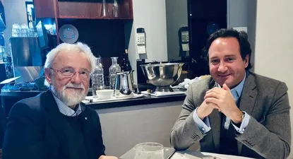 Gary Banks se reunió con Ignacio Munyo en Australia.