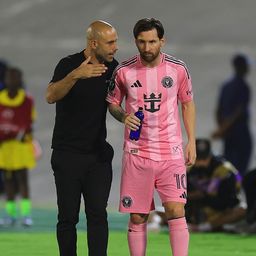 Mascherano y Messi en Jamaica