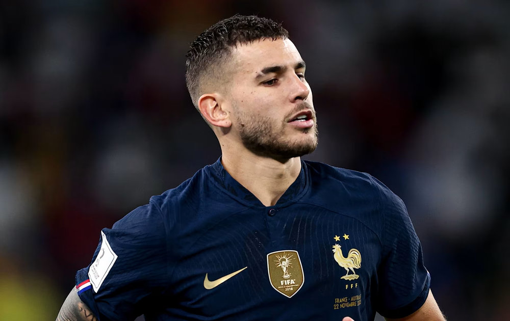 Lucas Hernández con la selección de Francia. (Archivo)