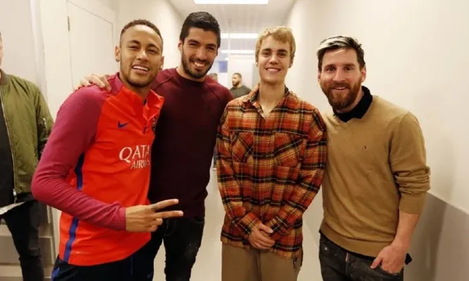Neymar, Suárez, Bieber y Messi