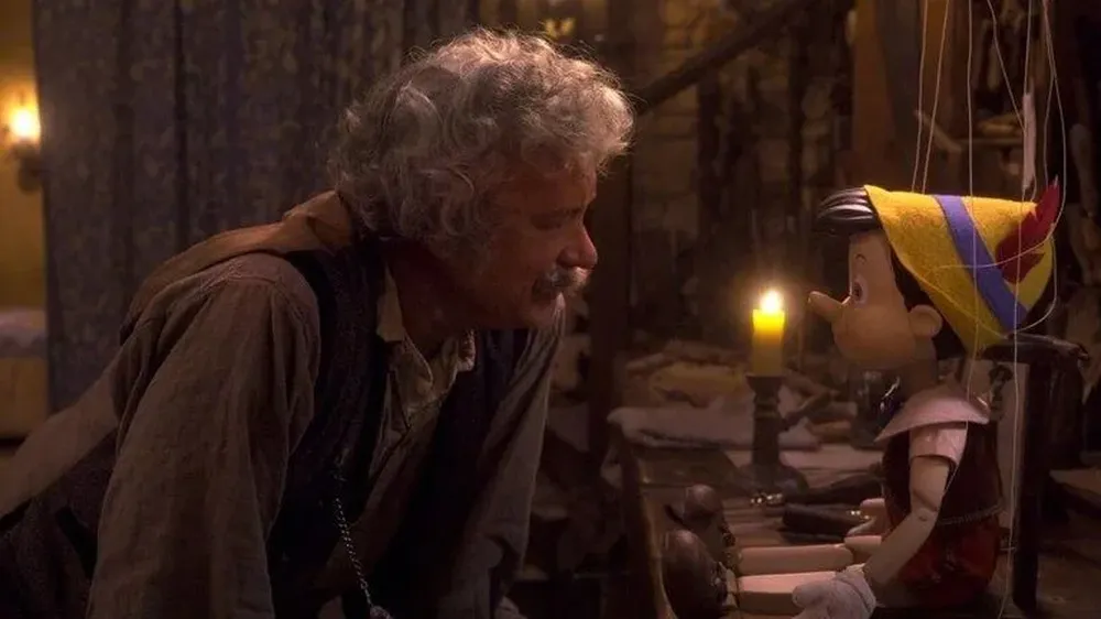 Tom Hanks se pone en el padre carpintero de Pinocho