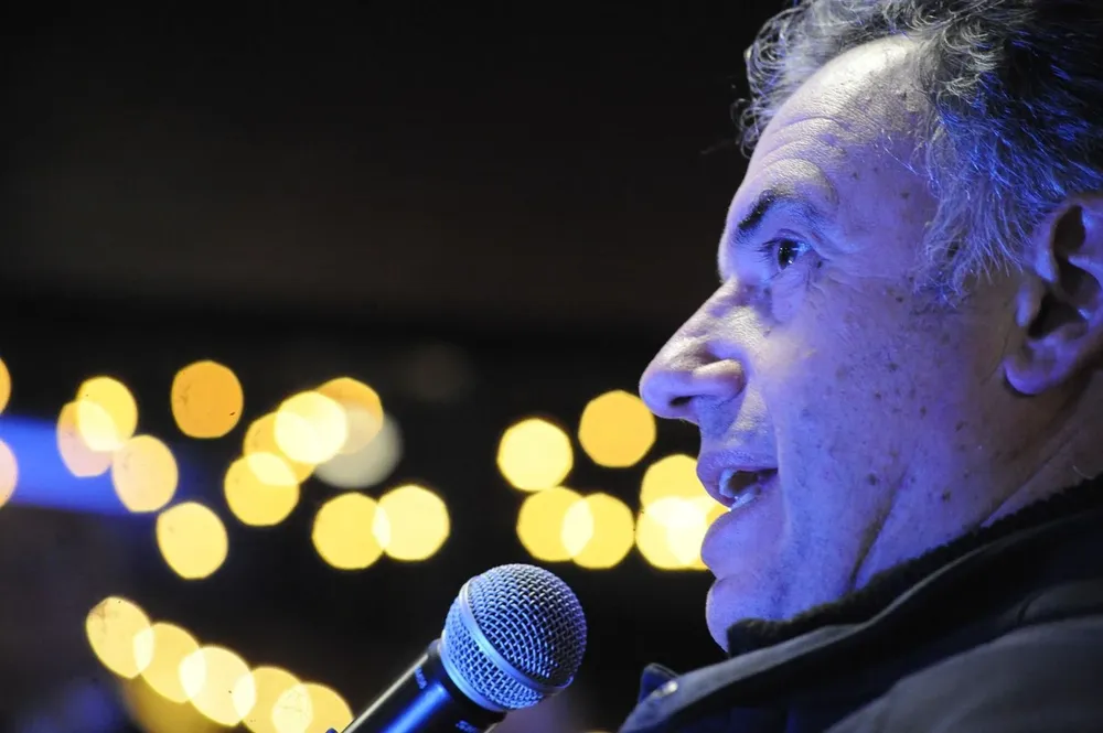 El intendente de Canelones, Yamandú Orsi