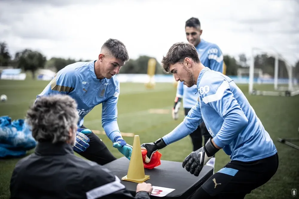La activación de la selección uruguaya antes del partido ante Brasil