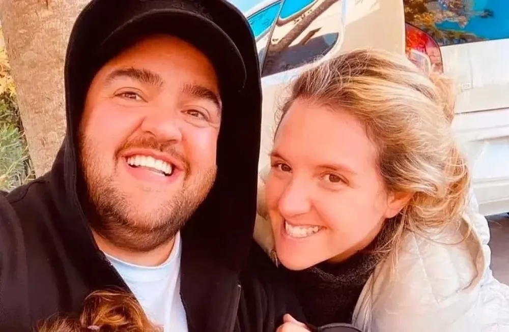 Darío Barassi y su mujer, Luli