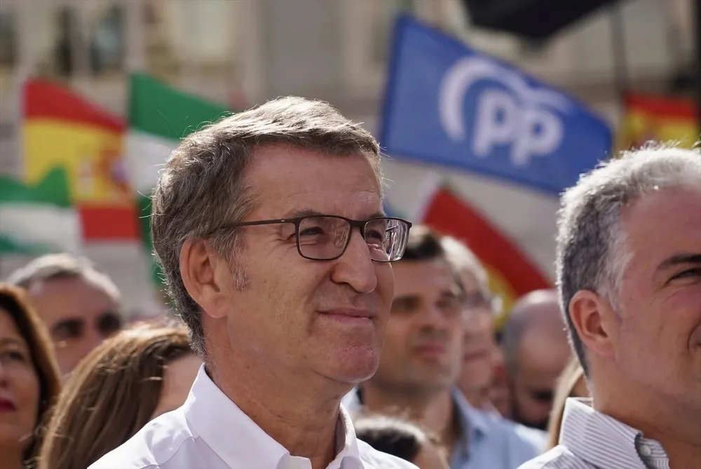 Alberto Núñez Feijóo, líder del PP.