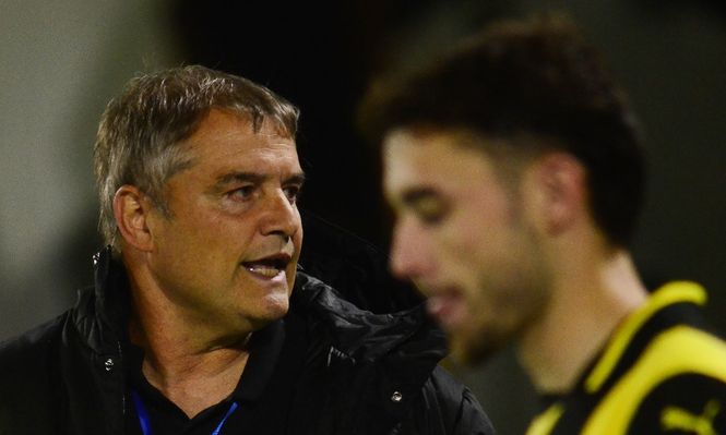 Diego Aguirre con Peñarol