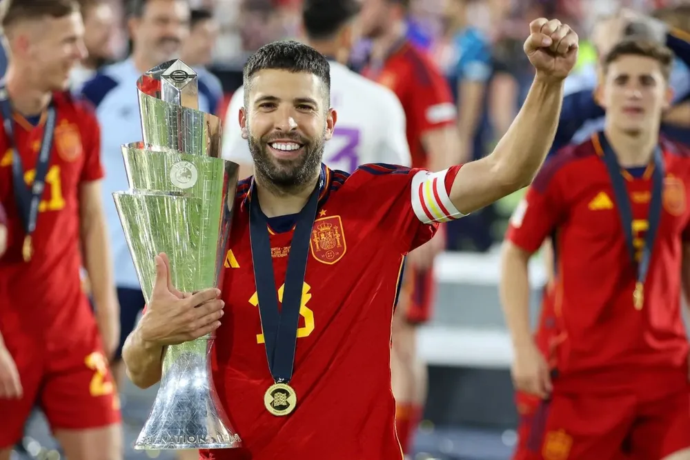 Jordi Alba renunció a la selección española.