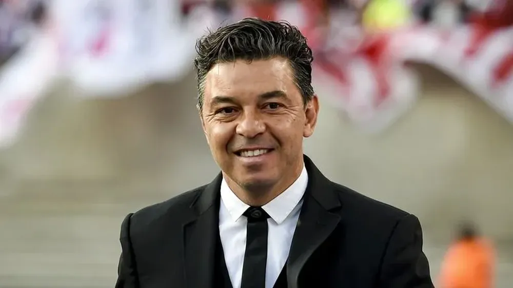Marcelo Gallardo en un partido con River Plate Marcelo Gallardo en un partido con River Plate