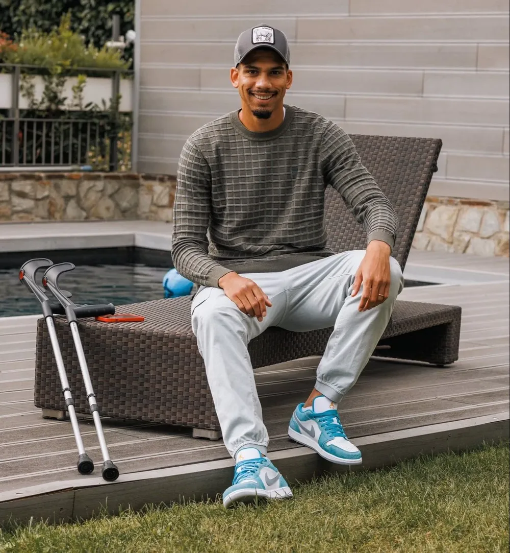 Araujo se recupera de una lesión en el tobillo