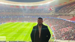 Edgardo Lasalvia en el Metropolitano de Madrid