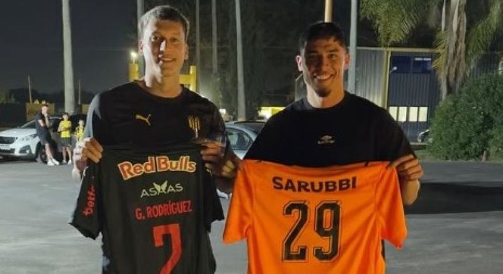 Guzmán Rodríguez visitó Los Aromos previo al clásico y saludó a Washington Aguerre