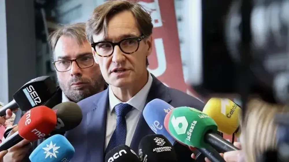 Salvador Illa, líder del PSC