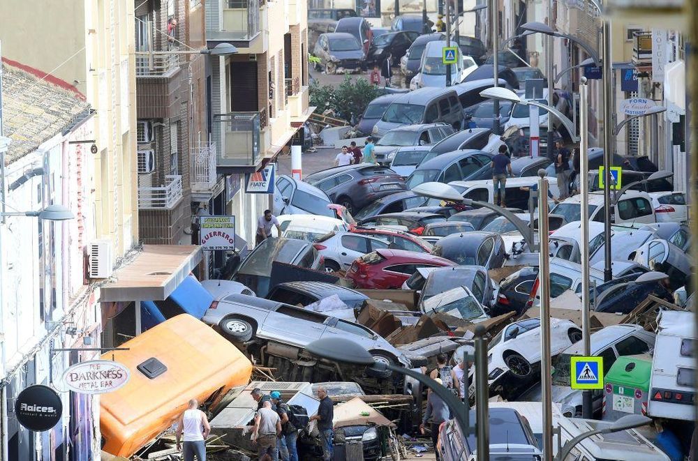 Las destrucción causada por la DANA en la región de Valencia.