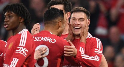 La sonrisa de Ugarte tras su gol