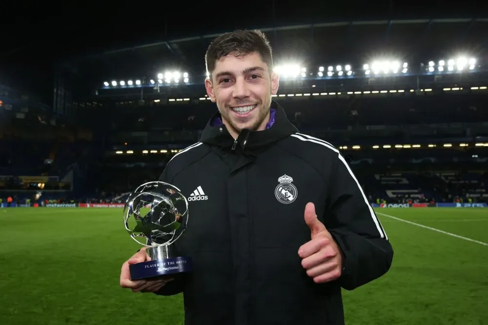 Federico Valverde ya había sido elegido el mejor del partido ante Chelsea