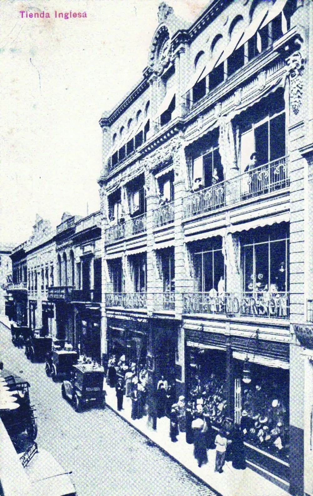 La primera ampliación de Tienda Inglesa, en un edificio de cuatro pisos