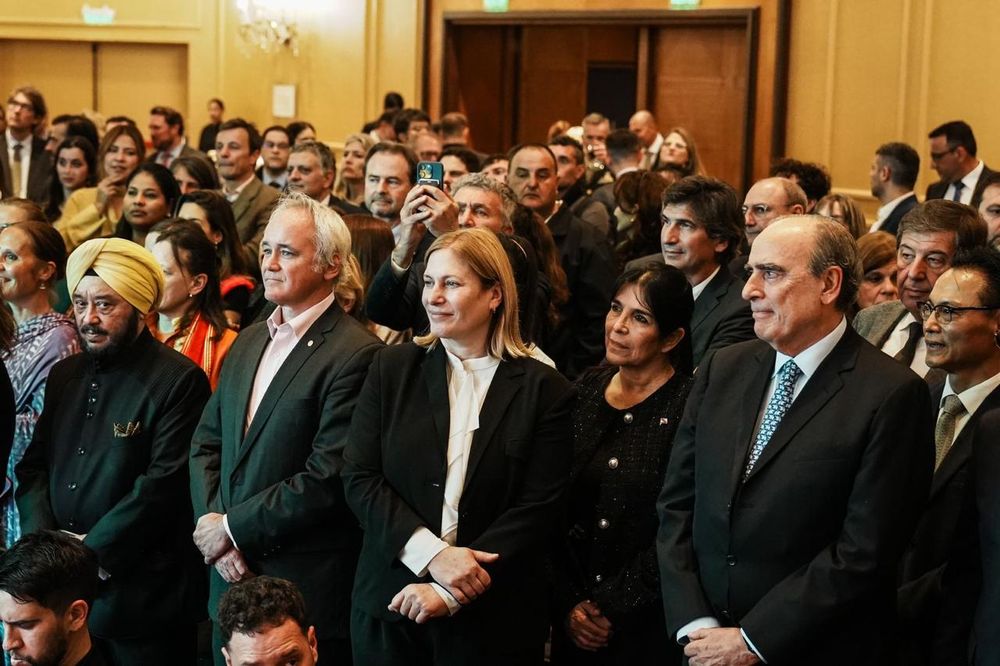 La vicegobernadora de Santa Fe Gisela Scaglia y el jefe de Gabinete de Ministros Guillermo Francos