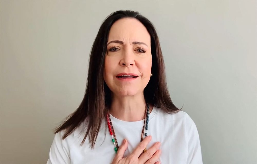 María Corina Machado en un video grabado sobre la asunción de Maduro el 10 de enero.jpg