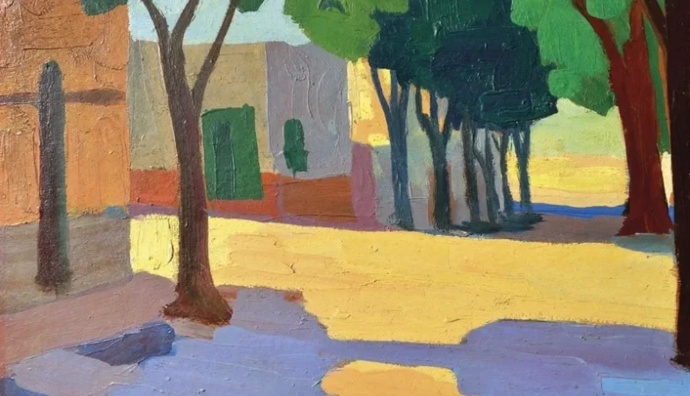 Calle de la Barra de Santa Lucía, obra de Petrona Viera