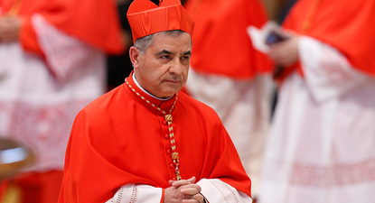 El polémico cardenarl Ángelo Becciu.