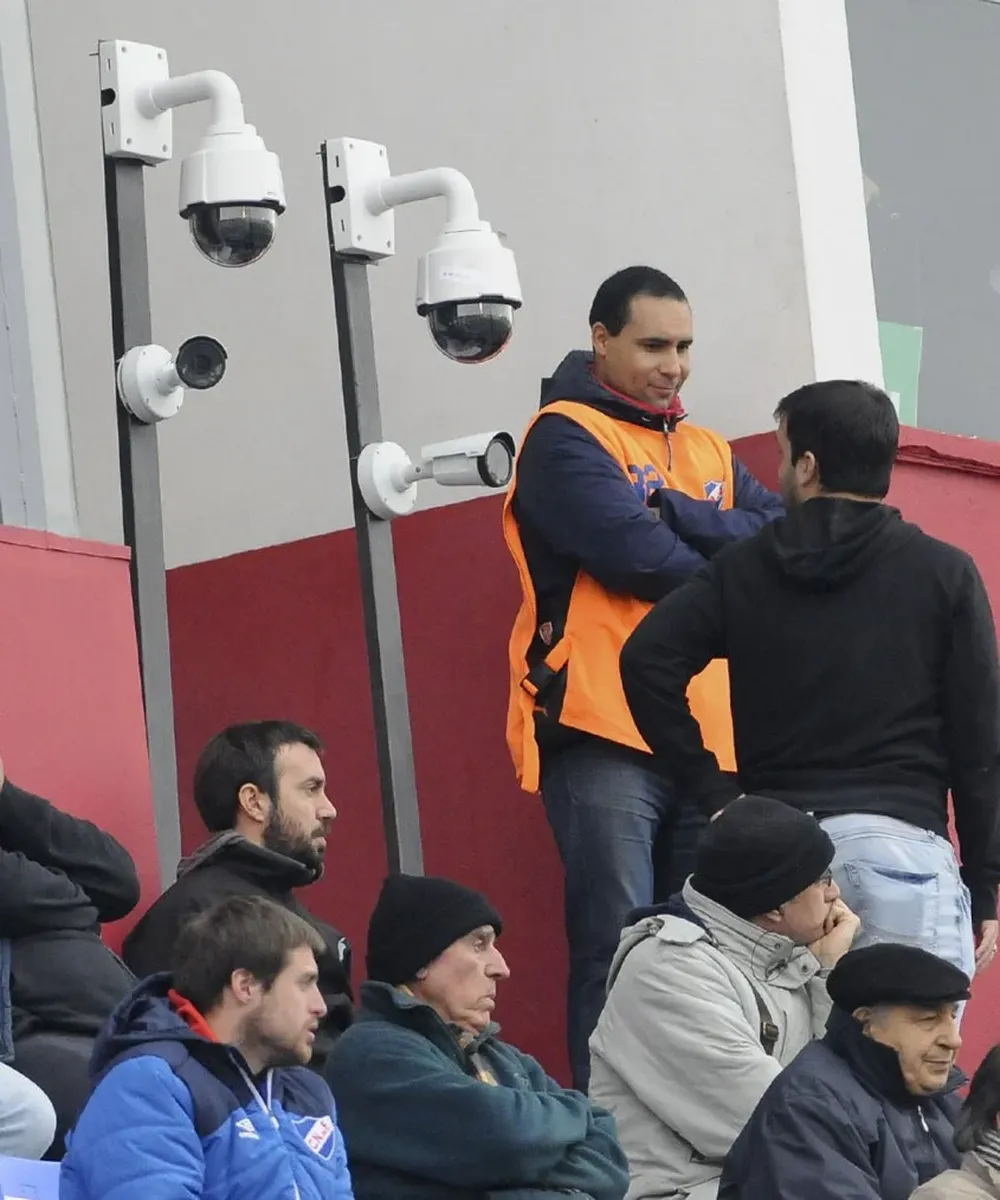 Una de las pruebas que se hizo con cámaras de seguridad