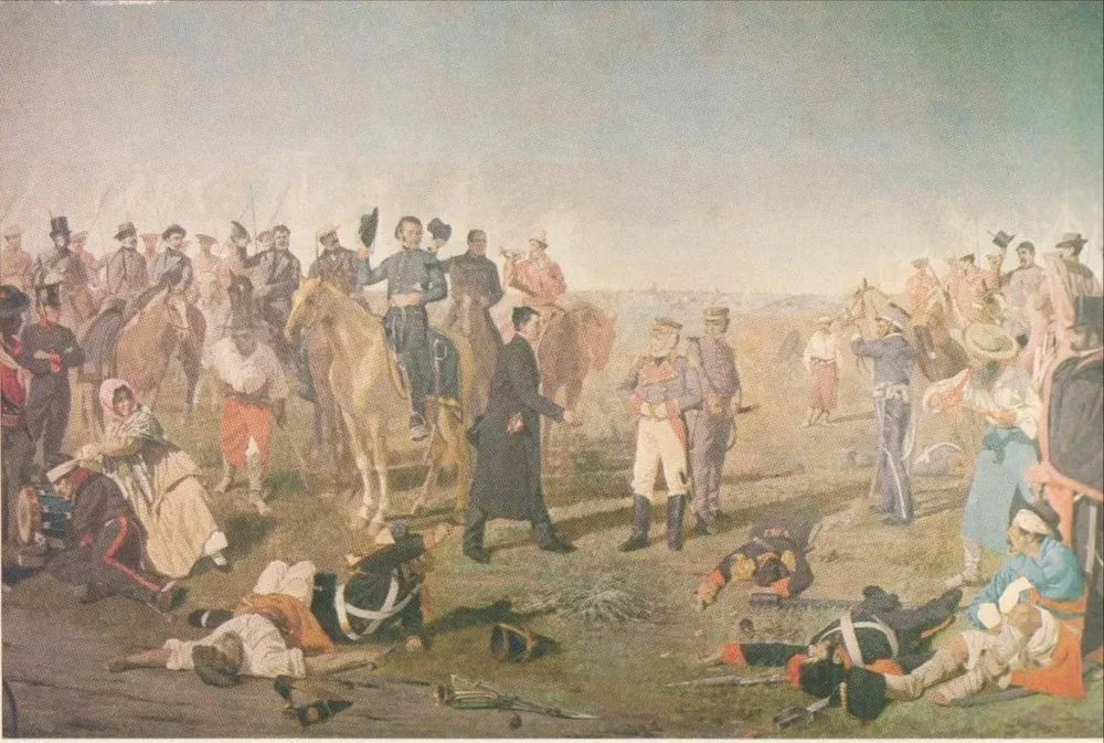 Batalla de las Piedras; óleo de Juan Manuel Blanes