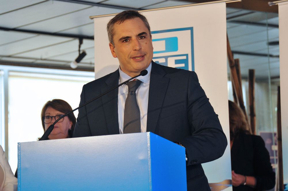 Pablo Ferreri durante su asunción