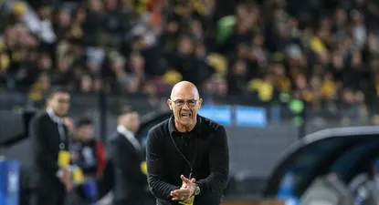 Alfredo Arias sufrió el partido y la derrota ante Millonarios