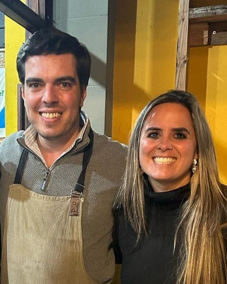 Pablo Caram, Emiliano Soravilla y Valentina Dos Santos