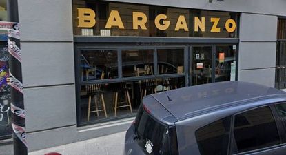 Barganzo, el local de comida judia atacado por antisemitas en Madrid.