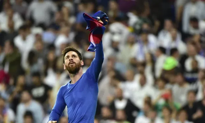 El festejo final de Messi, la figura de Barcelona con dos goles