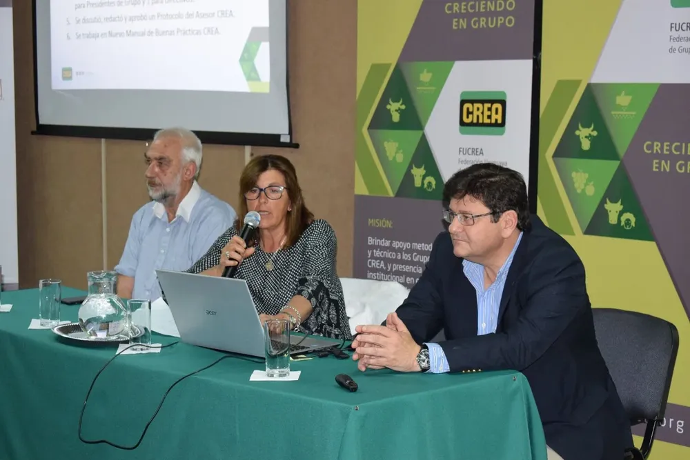 Germán Fernández, María Eugenia Oholeguy y Martín Aguirrezabala