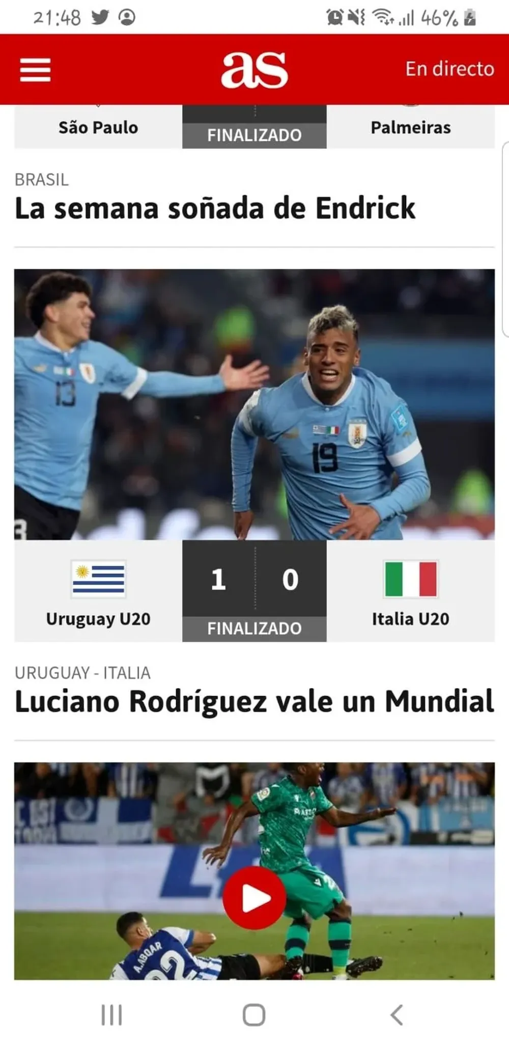 Repercusión internacional del triunfo uruguayo