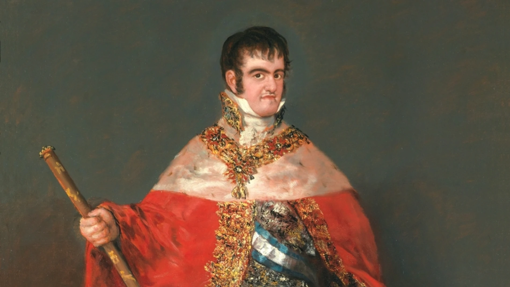 El cuadro de Fernando VII realizado por Goya, recientemente recuperado por Madrid.
