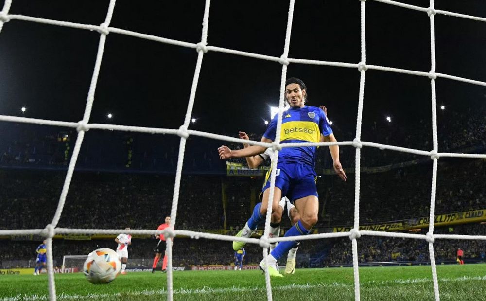 La ocasión que falló Edinson Cavani