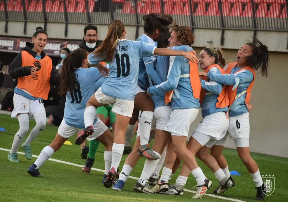 El festejo de Uruguay