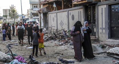 Israel bombarde una escuela palestina en Ciudad de Gaza